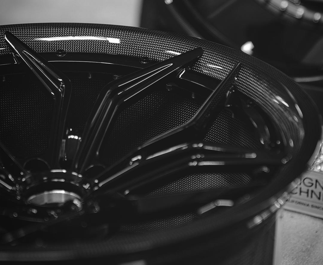 background with al13 wheel